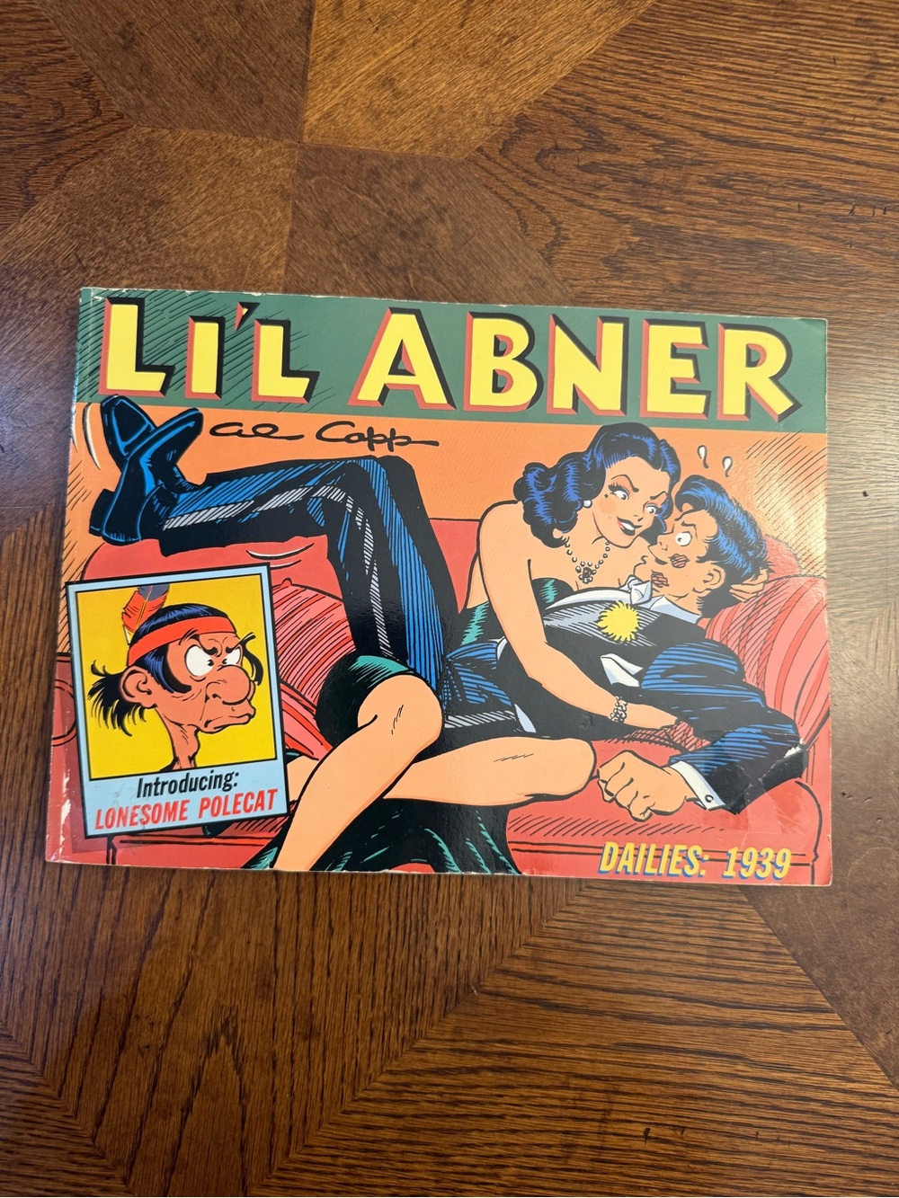 🎉Lil Abner Comic Book Cover - Vibrant Red & Green paperback
